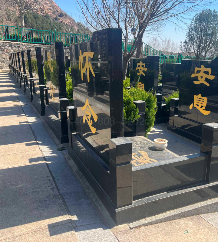 北京市昌平区佛山陵园艺术立碑墓型3号