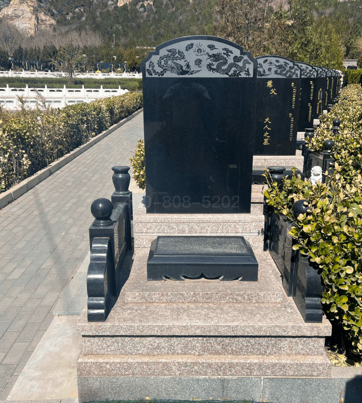 北京市昌平区佛山陵园传统立碑墓型1号