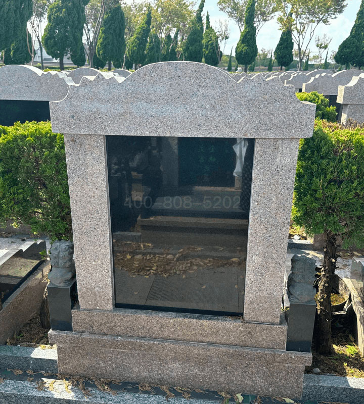 上海市嘉定区华亭息园传统立碑墓型5号