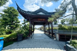上海市嘉定区望仙安息园楼霞亭图