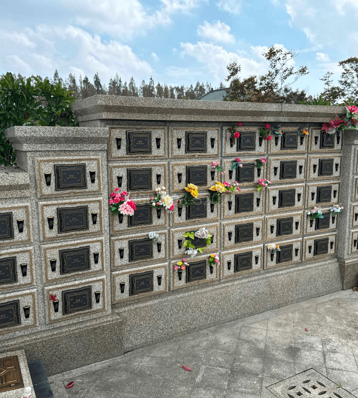 上海市浦东新区福寿园海港陵园传统壁葬墓型2号