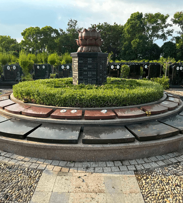 上海市青浦区至尊园生态葬花坛葬墓型1号