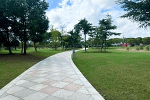 上海市崇明县瀛新园园区环境图