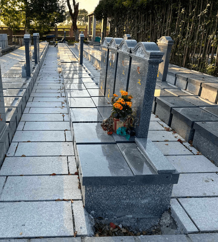 上海市金山区松隐山庄传统立碑墓型5号