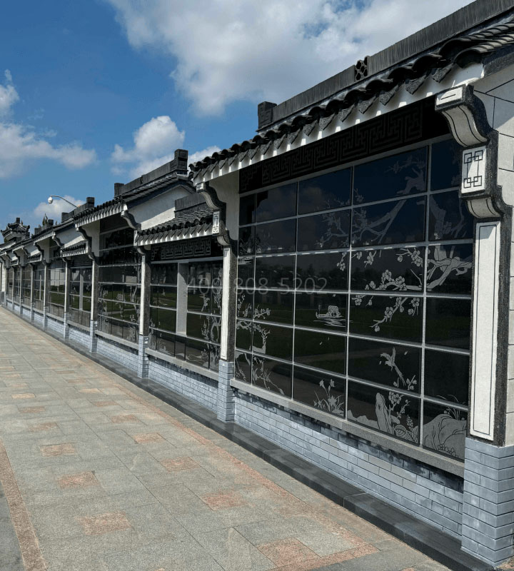 上海市浦东区华南陵园传统壁葬墓型8号