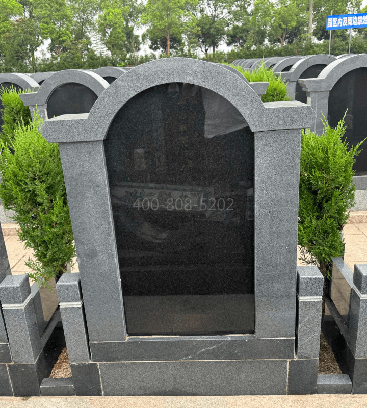 上海市松江区华夏公墓传统立碑墓型7号树葬