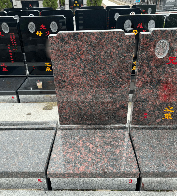 上海市松江区华夏公墓传统立碑墓型3号