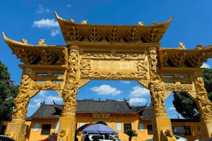 上海市浦东区川沙寺川沙寺牌坊图