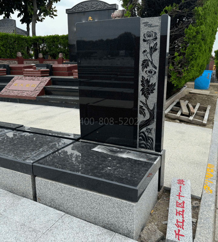 上海市松江区华夏公墓传统立碑墓型5号
