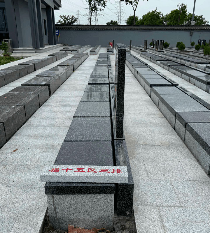 上海市松江区华夏公墓传统立碑墓型2号