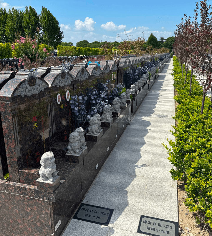 太仓市双凤纪念园传统立碑墓型2号