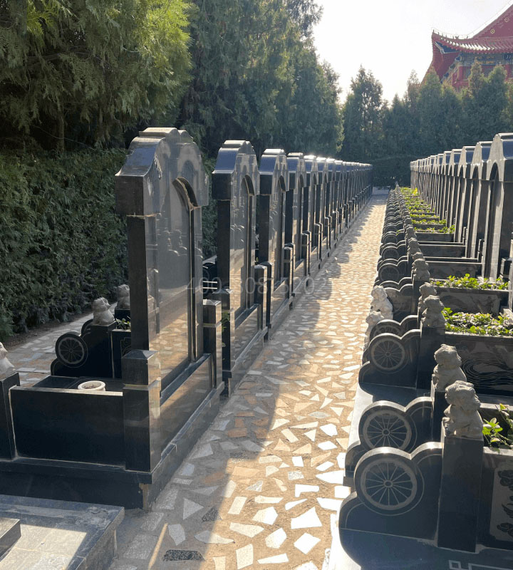 河北省保定市皇家龙山陵园传统立碑墓型7号