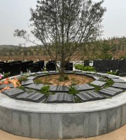 易县万福园生态葬花坛葬墓型1号