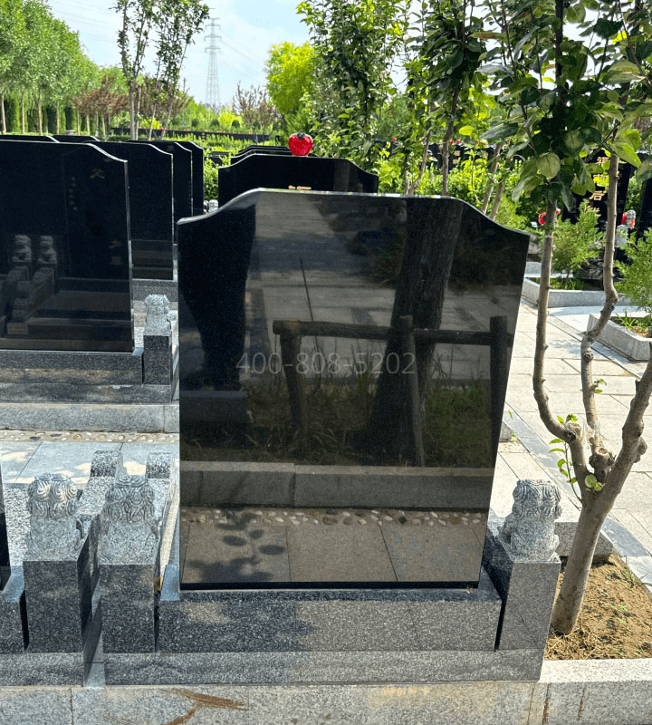 文安县清颐园公墓传统立碑墓型7号