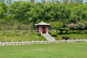 上海市闵行区福乐山庄园区环境图