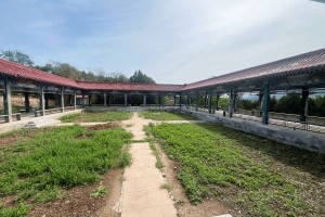北京市海淀区温泉墓园园区长廊图