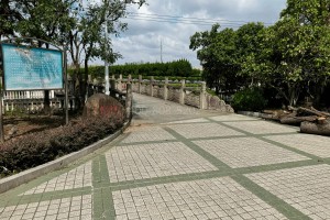 上海市浦东区永安公墓园区石桥图