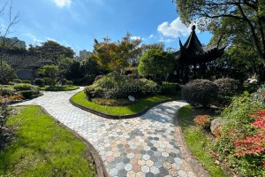上海市金山区枫泾公墓园区环境图