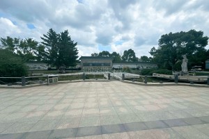 上海市宝山区宝罗瞑园园区水景图