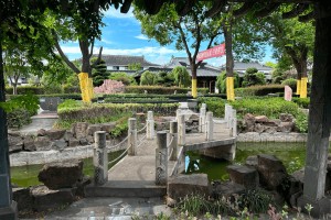 上海市嘉定区白鹤憩园园区水景图