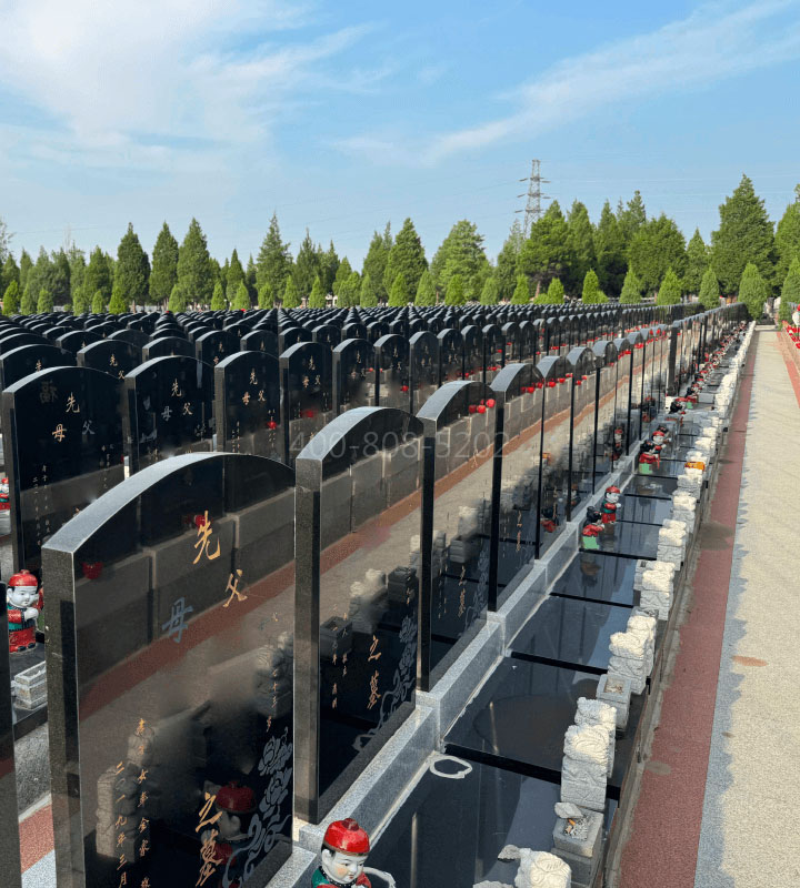 天津市北辰区天福陵园传统立碑墓型2号
