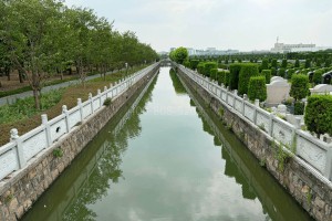 上海市青浦区福泉山留园园区水景图