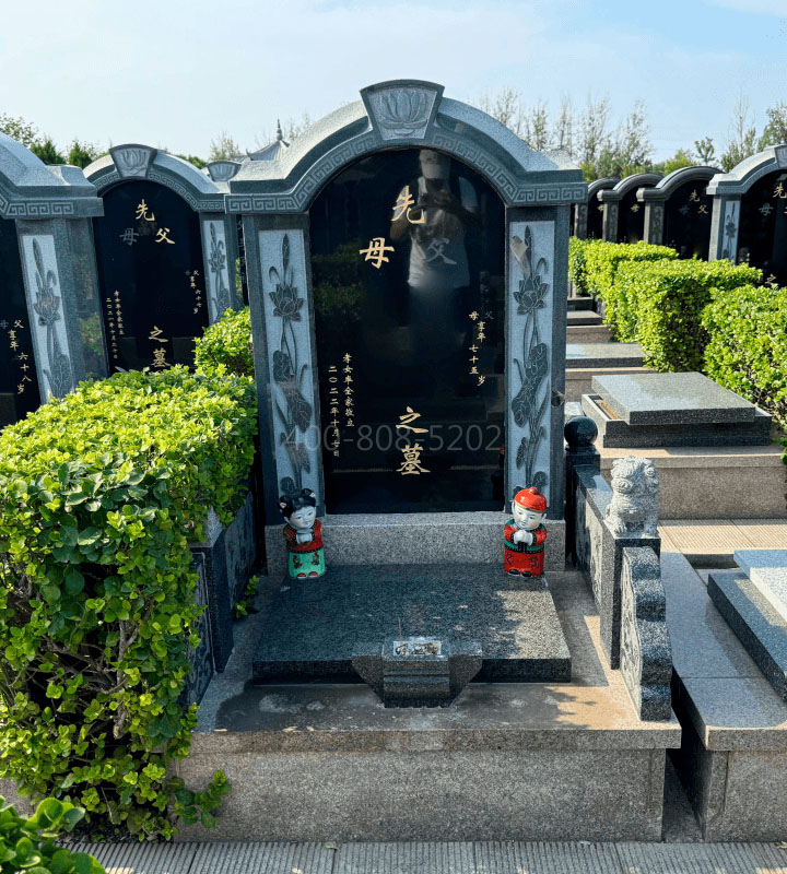 天津市北辰区天福陵园传统立碑墓型5号