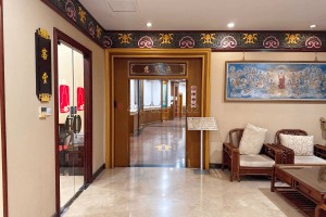 天津市西青区玉佛寺寝宫业务大厅图