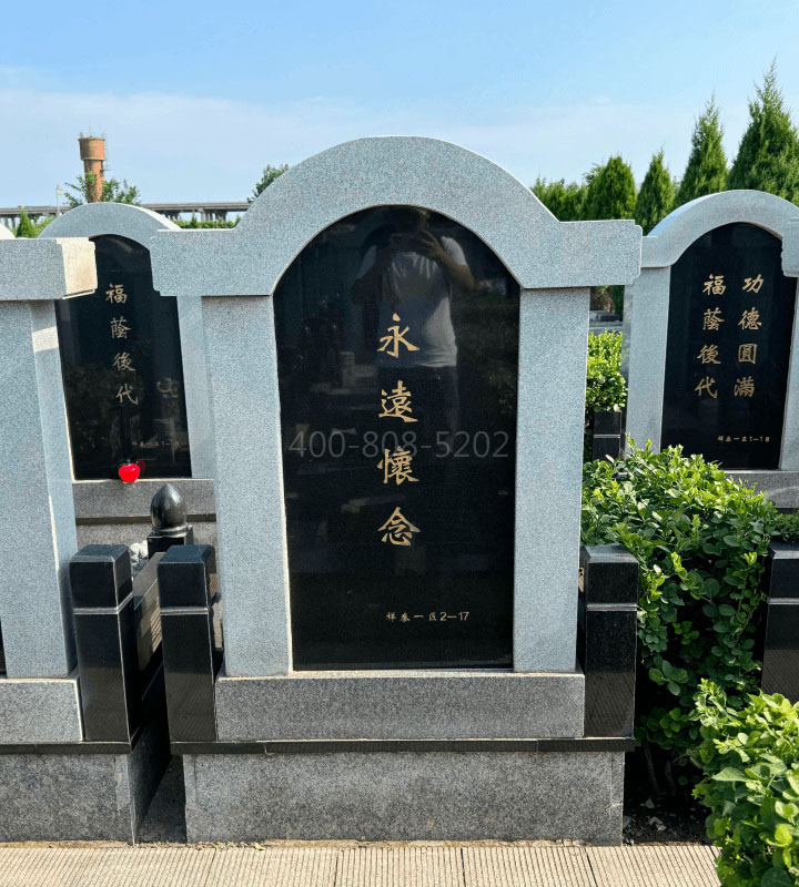天津市北辰区天福陵园传统立碑墓型6号