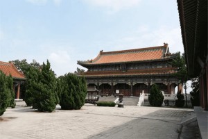 天津市宁河县永定塔陵园区建筑图