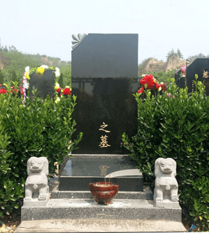 郑州市荥阳市邙山生态陵园传统立碑墓型1号