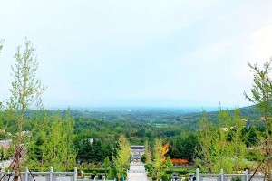 郑州市登封市少林连天公墓园区环境图