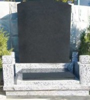 西安市长安区慈恩园公墓传统立碑墓型2号
