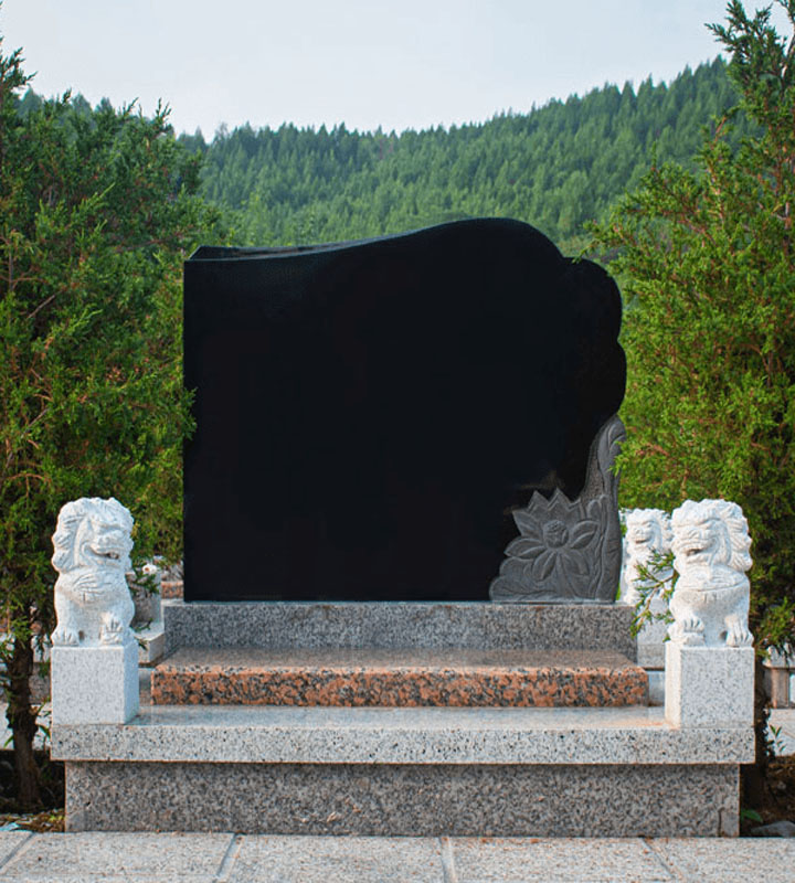 济南市市中区双峰山陵园传统立碑墓型3号