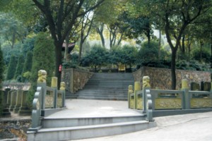 杭州市临平区临平公墓园区景观图