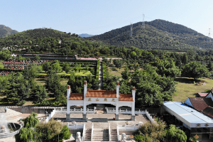 天津市蓟县元宝山庄生命纪念园园区环境图