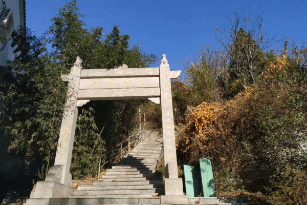 济南市历城区福舜园公墓园区景观图
