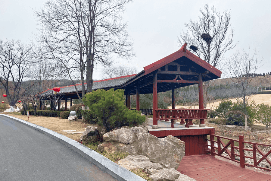 御泉森林陵园景观图