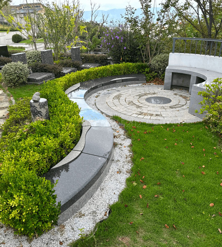 舟山市普陀山易德园生态葬花坛葬墓型2号