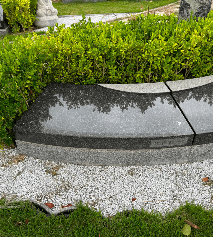 舟山市普陀山易德园生态葬花坛葬墓型2号